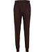 Dark grey cotton long sleeved men's pyjama with V-neck Geometric Block