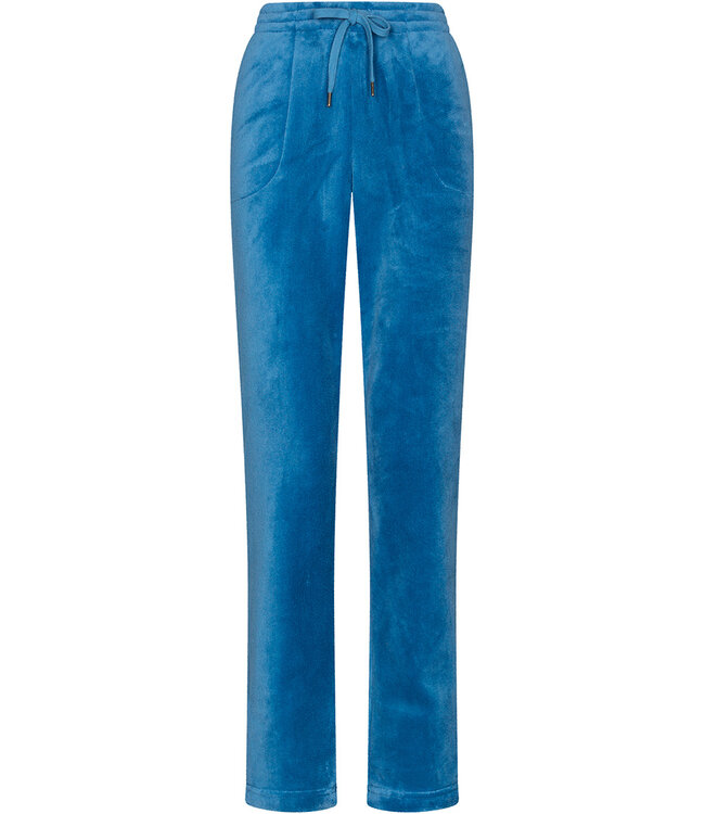 Blue fleece jacquard homesuit with zip Fluffy Star