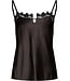 Zwart velours huispak kimono sluiting met ceintuur Chic Black Beauty