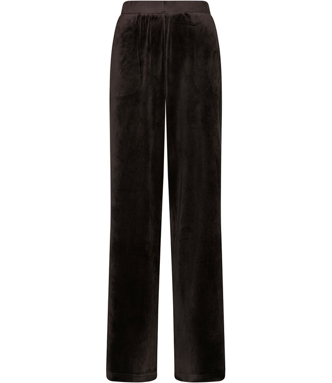 Black velours homesuit kimono style with belt long sleeves Chic Black Beauty