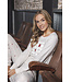 Beige pyjama met lange mouwen en boorden True Love