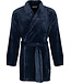 Donkerblauwe heren ochtendjas Stripey Blue