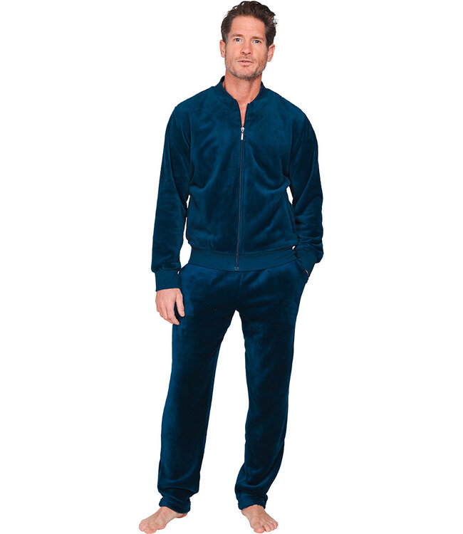 Dark blue fleece men's homesuit Modern Man