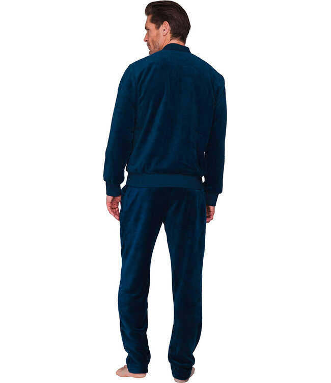 Dark blue fleece men's homesuit Modern Man