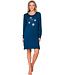 Dark blue organic cotton nightdress Snowflake Sparkle