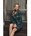 Groen nachthemd van katoen-flanel met knoopsluiting Cosy Check