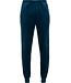 Donkerblauwe fleece heren pyjama lange mouwen Funky Mix