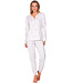 Beige pyjama with round neck V and long sleeves True Love