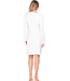 Off-white nightdress with long sleeves Subtle Lines