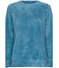 Blauwe fleece pyjama top Winter Soft