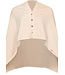 Beige cape full button Winter Comfort