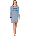 Dark blue organic cotton nightdress Midnight Dreamer