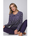 Dark purple long sleeved pyjama Stony Fashion