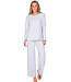 Light grey waffle pyjama with oversized top Fabulously Chic