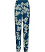 Dark blue organic cotton long sleeved pyjama Flower Blooms