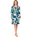 Dark green nightdress with cuffs long sleeves Artistic Fashion