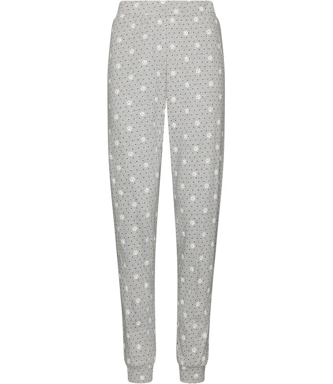 Grey pyjama with V-neck and long sleeves Paw Prints