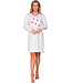 Beige nightdress with long sleeves and cuffs True Love