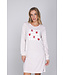 Beige nightdress with long sleeves and cuffs True Love