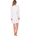 Beige nachthemd met lange mouwen en boorden True Love