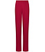 Dark red organic cotton long sleeved pyjama Mini Graphic Leaves
