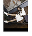 MyRebelle Off-white fleece jacquard indoor slippers True Love