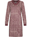 Pastunette Premium Dark purple long sleeved nightdress with cuffs Abstract Art
