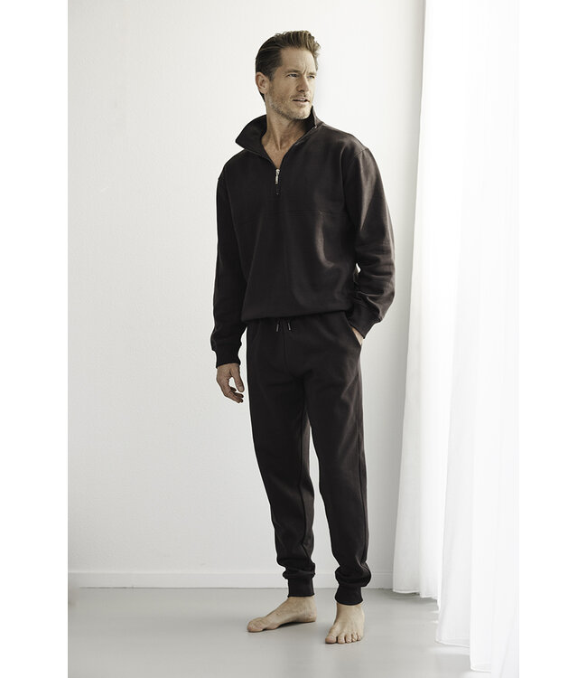Dark grey cotton french terry men's homesuit Comfort Lounge