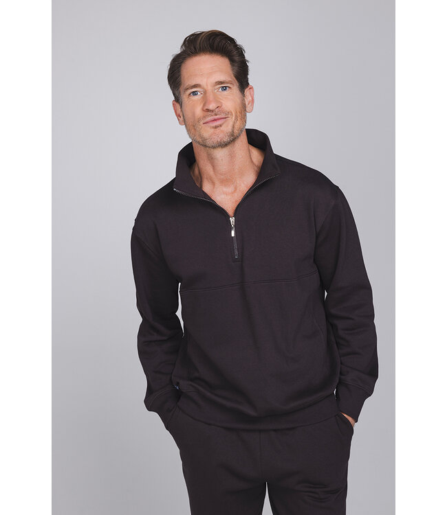Dark grey cotton french terry men's homesuit Comfort Lounge