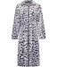 Donkerpaarse fleece ochtendjas Chic Animal