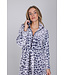Dark purple fleece morning gown Chic Animal