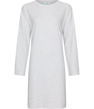 MyRebelle Lichtgrijs oversized nachthemd van wafelstof Fabulously Chic