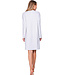 Lichtgrijs oversized nachthemd van wafelstof Fabulously Chic