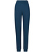 Dark blue organic cotton ladies pyjama with long sleeves Flower Blooms