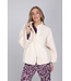 Beige fleece vest 7/8 mouw kort Winter Warm