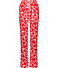 Red organic cotton pyjama with button front True Love