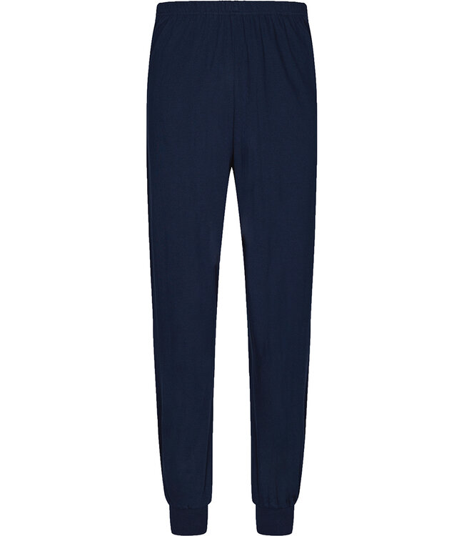 Dark blue cotton long sleeved men's pyjama Right Direction