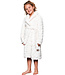 Off-white fleece jacquard girls morning gown True Love