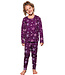 Rebelle Girls Dark purple cotton long sleeved girls pyjama Fabulously Starry