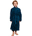Dark blue fleece boys morning gown Modern Man