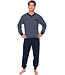 Robson Dark blue cotton men's pyjama Geometric Groovy Squares