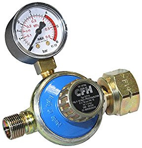 DR115 instelbare drukregelaar 1 - 4 bar met manometer