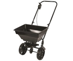 Turfmaster Streuer | 25KG Belastbarkeit | geeignet für Dünger, Saatgut und Salz