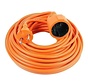 Câble rallonge électrique orange 10 m 2500 Watt