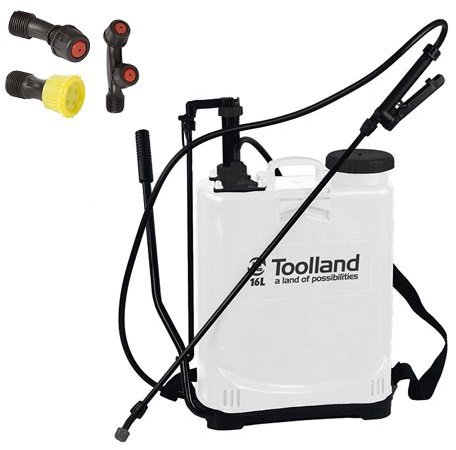 Toolland ruggedragen drukspuit 16 liter rugspuit | onkruidspuit product afbeelding