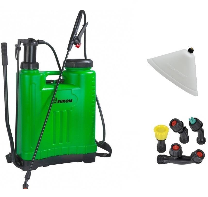 Eurom Backpack 1809 rugspuit - ruggedragen onkruidspuit 18 liter product afbeelding