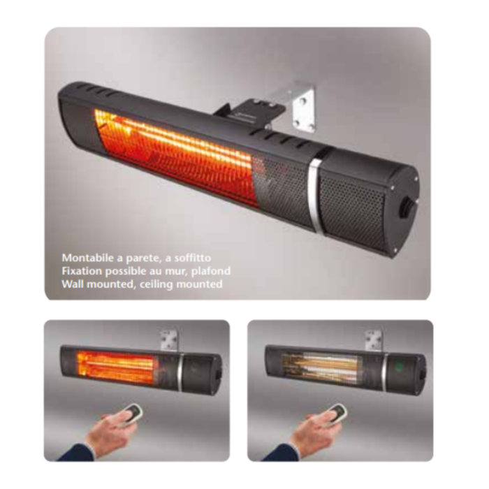 Kemper Kemper - Chauffage de terrasse Soleado (1500-2000WATT)