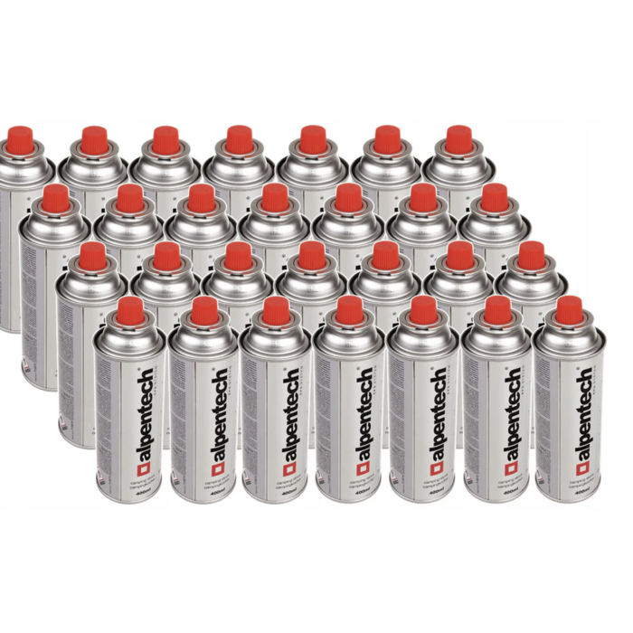 Alpentech Alpentech Gasfles | IK301 | 24x 400ml | 227gram butaan gaspatronen