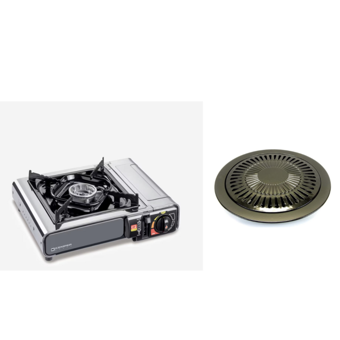 Kemper Cuisinière à gaz + plaque de cuisson Kemper