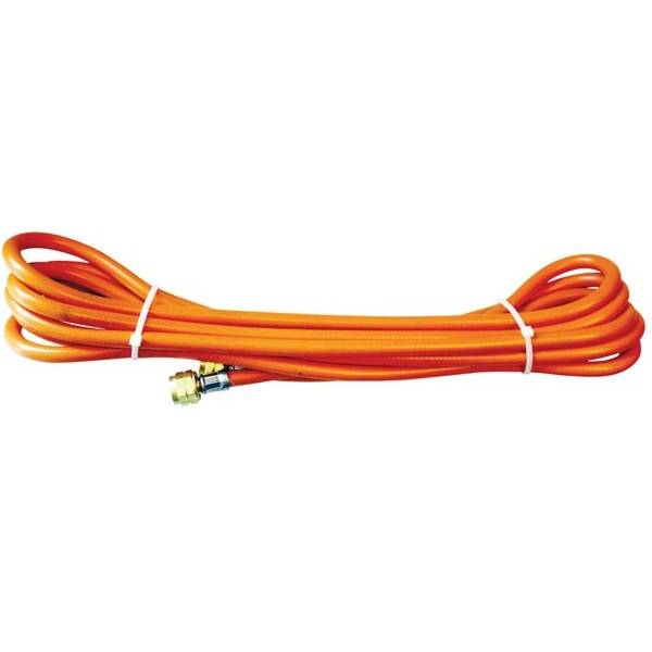 Oxyturbo 5 meter rubberen gasslang. Voorzien van aansluitkoppelingen. product afbeelding